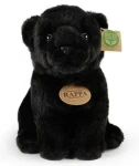 RAPPA Plyšový černý panter sedící 23 cm