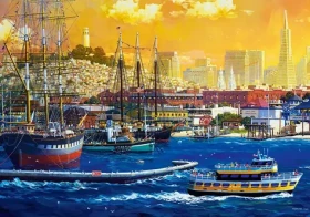 Castorland 53735 Puzzle Přístav San Francisco