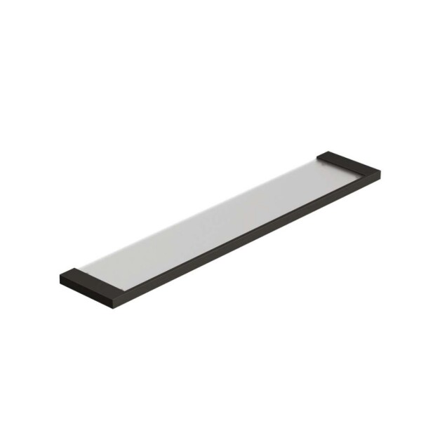 KLUDI - Vela C Polička, délka 60 cm, sklo/broušený Gunmetal 31973N2