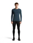 ICEBREAKER Mens Merino 260 Zoneknit Seamless LS Crewe, Abyss velikost: XL
