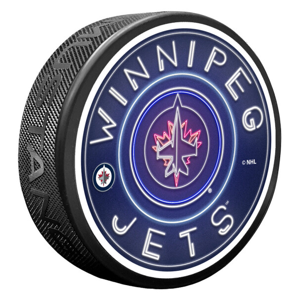 Mustang Puk Winnipeg Jets NHL Neon