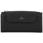 Trendy dámská koženková peněženka Coveri Elaya, černá