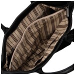 Trendy dámská koženková kabelka na rameno Ceyla, černá