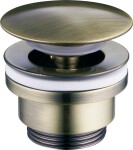 MEXEN - Univerzální zátka klik-klak, starožitná mosaz 79930-40