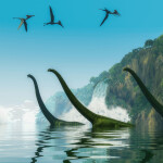 Nástěnný kalendář poznámkový 2027 Notique Dinosauři, 30 x 30 cm