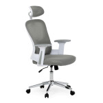 Kancelářská židle, houpací mechanismus, šedá, KA-K2031 GREY