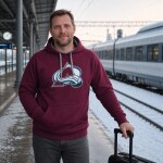 Mikina Colorado Avalanche NHL Antigua Logo Victory Pullover Velikost: S
