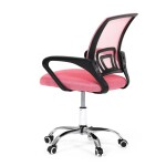 Dětská židle, houpací mechanismus, růžová síťovina, KA-L103 PINK