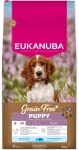 EUKANUBA Granule Grain Free Puppy Small Medium mořská ryba 12 kg / pro štěňata malých a středních plemen (1764-148812)