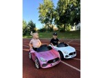 Mamido Elektrické autíčko Cabrio Fast Wing lakované růžové