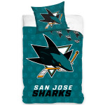 Hokejové povlečení NHL San Jose Sharks Shields Velikost: 135x200 + 80x80 cm