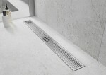 MEXEN/S - Flat 360° M33 odtokový žlab otočný 90, nerez 1033090-40