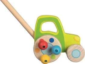 GOKI Dřevěný traktor na tyči