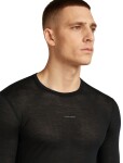 ICEBREAKER Mens 75 Cool-Lite Featherlight LS Crewe, Black velikost: XXL
