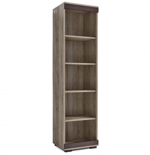 Regál P8 Lišta: Wenge, Barva dvířek: Bílá