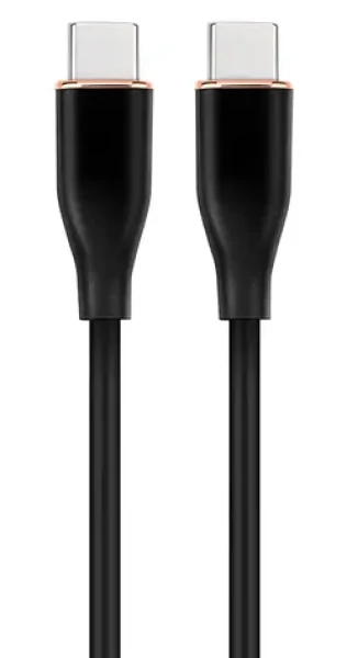 Gembird CC-USB2S-CMCM-1.5M-BK černá / USB kabel / USB-C (M) - USB-C (M) / USB 2.0 / 1,5 m / 3 A (CC-USB2S-CMCM-1.5M-BK)