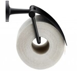 DURAVIT - Starck T Držák toaletního papíru s krytem, matná černá 0099404600