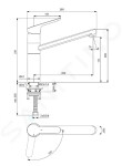 IDEAL STANDARD - CeraFlex Dřezová baterie, BlueStart,chrom BC135AA