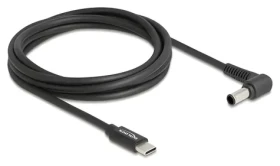 Delock / Nabíjecí kabel pro notebook / USB-C - Sony 6 x 4,3 mm / 1,5 m / 20 V / černá (87981)