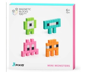 PIXIO Mini Monsters magnetická stavebnice