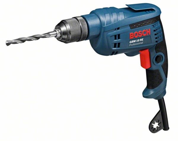 BOSCH GBM 10 RE Professional / Vrtačka / 600W / 2600 ot-min / 20 Nm / sklíčidlo: 1-10mm (0601473600)