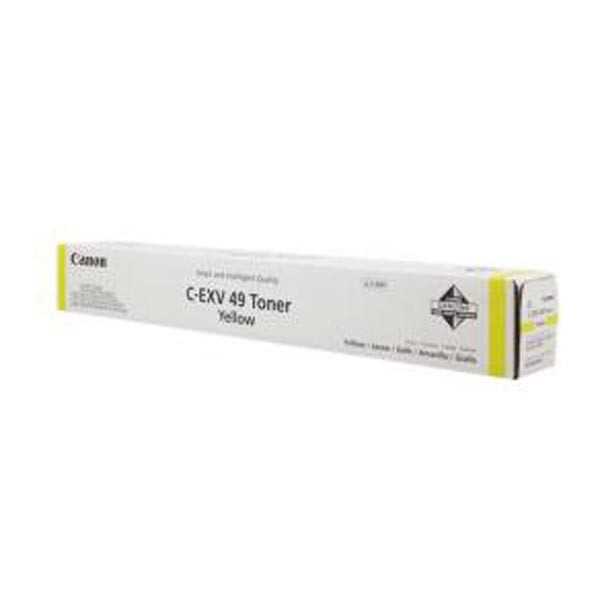 Canon C-EXV49 Y, žlutý, 8527b002 - originální toner