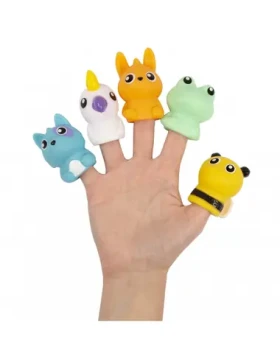 Playgro - Veselá knížka se zvýřecími maňásky