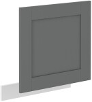 Dvířka na vestavnou myčku nádobí Luna ZM 570x596 Barva korpusu: Dub artisan, Barva dvířek: Dust Grey