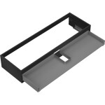 MEXEN - Box-A skříňka pro umyvadlo 140, 1 šuplík, černá mat 91AX0-1400-235-1-71