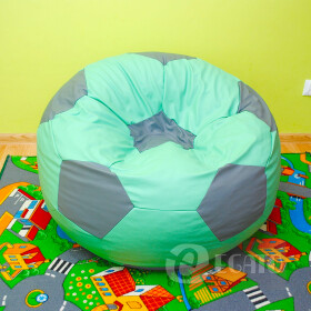 FRONTI Dětský taburet MÍČ 40 cm - mentolová + šedá