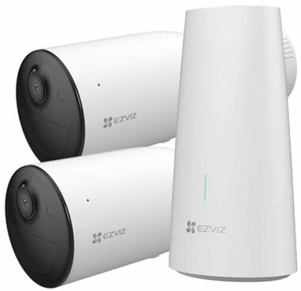 EZVIZ Kit HB3 bílá / Kamerový systém / 2x IP Kamera / Bullet / Wi-Fi / 3Mpix / IP65 / IR (CS-HB3-B2)