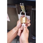 Zámek visací, mosazný A, ø 40 mm, STALCO