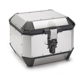 Ala44A stříbrný horní kufr Givi Trekker Alaska celohliníkový (Monokey topcase), objem 44 ltr.