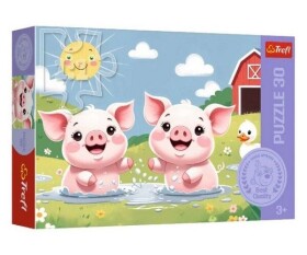Puzzle Šťastný život na venkově 30 dílků