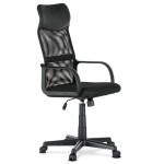 Kancelářská židle, houpací mechanismus, černá síťovina, KA-L601 BK