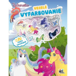 Veselé vyfarbovanie so super samolepkami Jednorožce