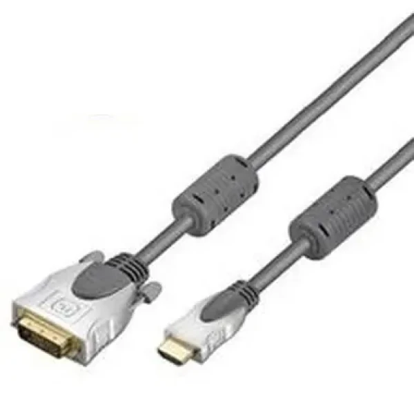 Home Theater HQ kabel HDMI male DVI-D male (24+1) single link 10m (4040849524660)