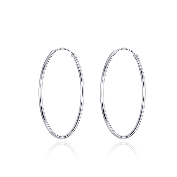 Elenys stříbrné kruhové náušnice průměr 30 mm