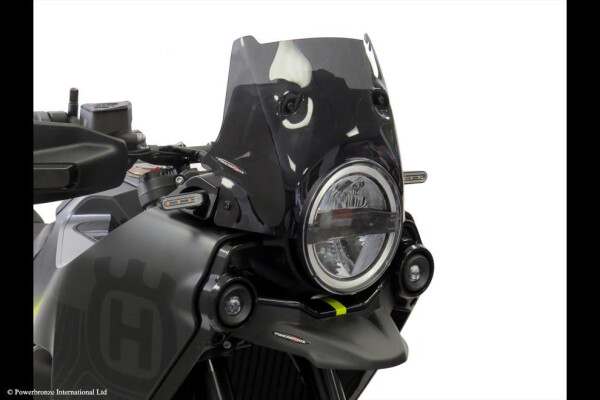 Husqvarna Norden 901 22-25 Adventure Sports plexi štít Powerbronze 185 mm - matná safírově modrá