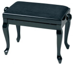 Gewa Piano Bench Deluxe Classic 130.330 Black Gloss