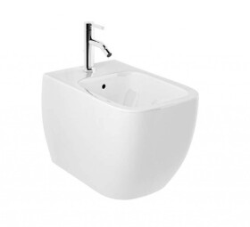 KLUDI - Resa C Závěsný bidet, otvor pro baterii, lesklá bílá 28BIW0143