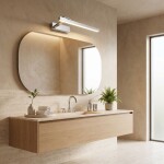 Koupelnové nástěnné LED svítidlo SWE028-1W 40cm CHROME OSW-20127