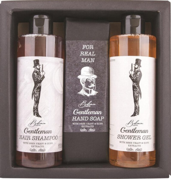 Kosmetická sada Gentleman (sprchový gel, mýdlo, šampon)