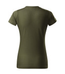 Basic tričko dámské military L