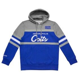 Mitchell & Ness Pánská mikina Indianapolis Colts NFL Head Coach Throwback Football Hoodie Velikost: S