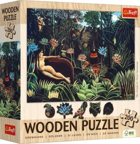 Dřevěné puzzle Art: Henri Rousseau - Sen 200 dílků