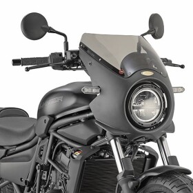 A802 kouřové plexi s černou lakovanou kapotkou Kawasaki Eliminator 500 (24-25)