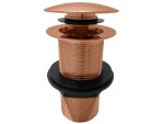 RAV Slezák - Výpusť umyvadlová CLICK-CLACK 5/4'' bez přepadu, Zlatá Růžová - kartáčovaná MD0798ZRK MD0798ZRK