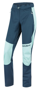 Dámské softshellové kalhoty HUSKY Kala mint/turquoise