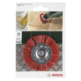 Bosch Accessories Náhradní nástavce na kotouče pro vrtačky - nylonový drát s korundovým brusivem K80, průměr 100 mm = 100 mm Ø dříku 6 mm 2609256537 1 ks